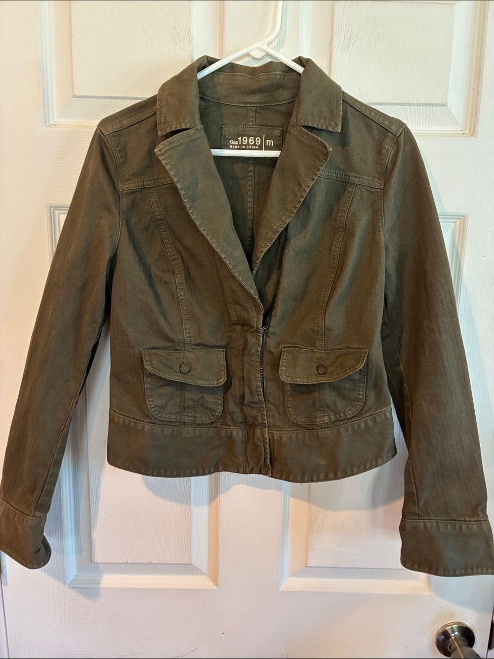 Gap 1969 Size Medium Olive Green Women's Utility Jacket